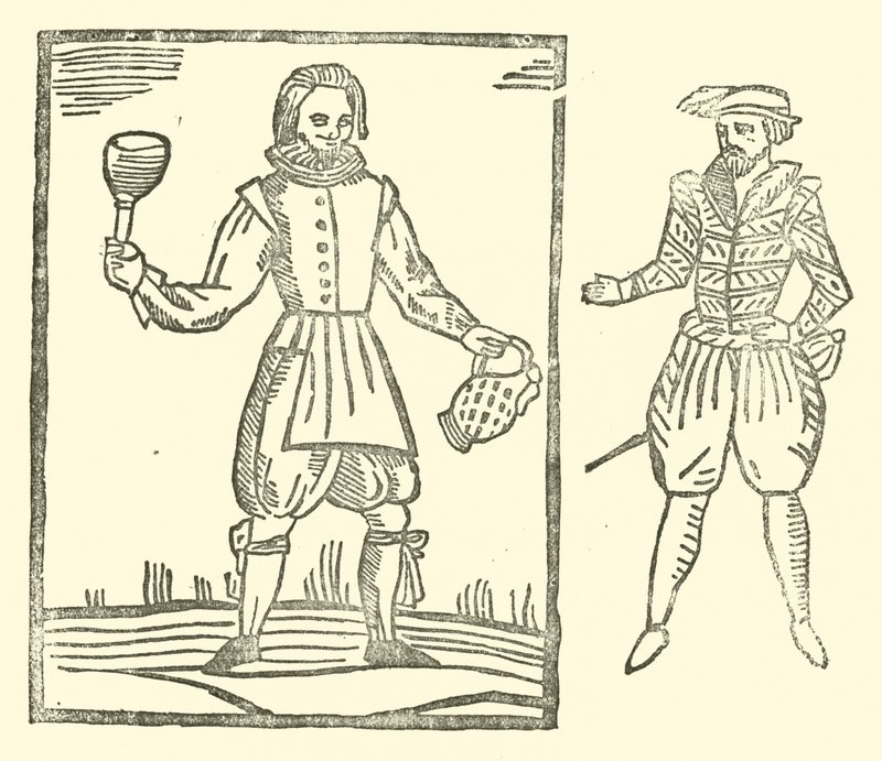 Illustration til The Roxburghe Ballads (træsnit) af (after) English School