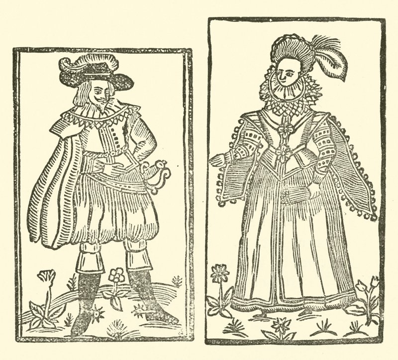 Illustration til The Roxburghe Ballads (træsnit) af (after) English School