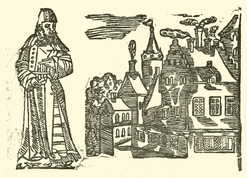 Illustration til The Roxburghe Ballads (træsnit) af (after) English School