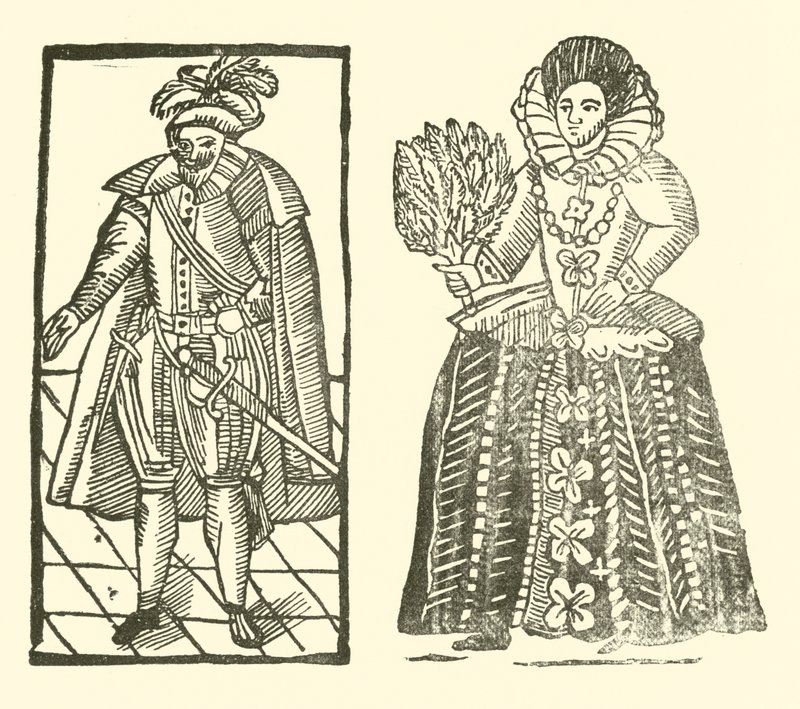 Illustration til The Roxburghe Ballads (træsnit) af (after) English School