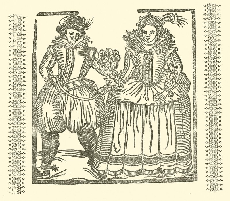 Illustration til The Roxburghe Ballads (træsnit) af (after) English School