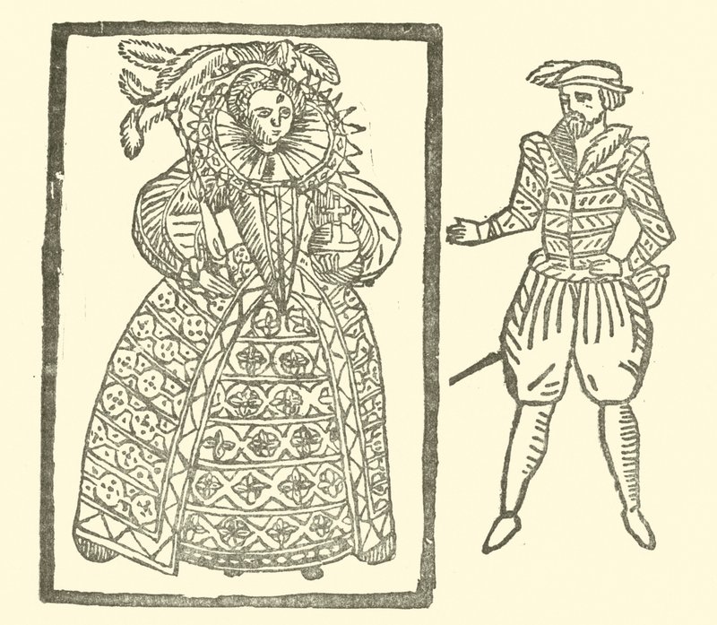 Illustration til The Roxburghe Ballads (træsnit) af (after) English School