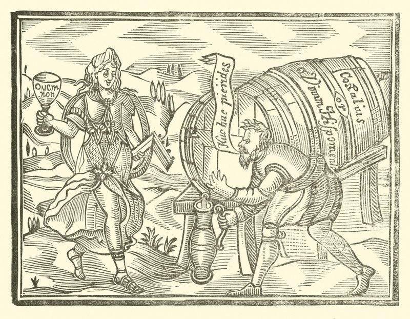 Illustration til The Roxburghe Ballads (træsnit) af (after) English School
