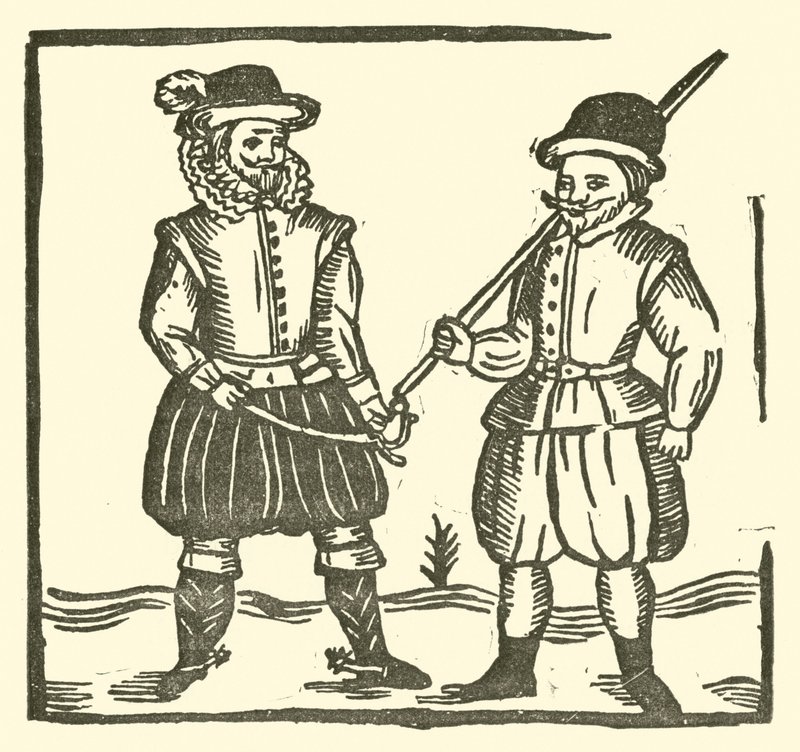 Illustration til Roxburghe Ballads (træsnit) af (after) English School