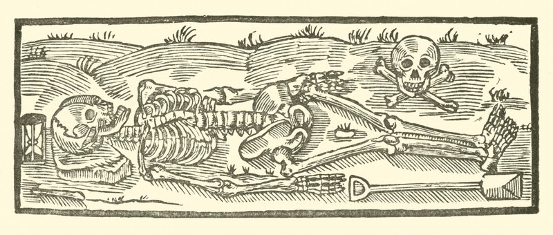 Illustration til The Roxburghe Ballads (træsnit) af (after) English School