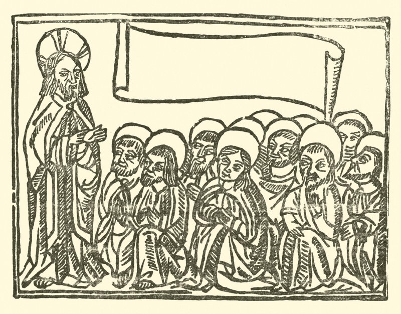 Illustration til The Roxburghe Ballads (træsnit) af (after) English School