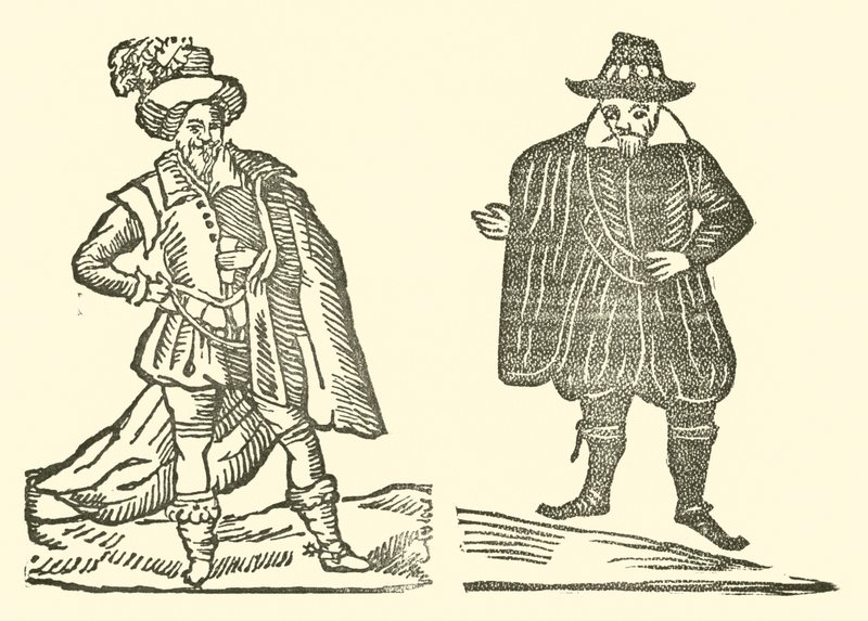 Illustration til The Roxburghe Ballads (træsnit) af (after) English School
