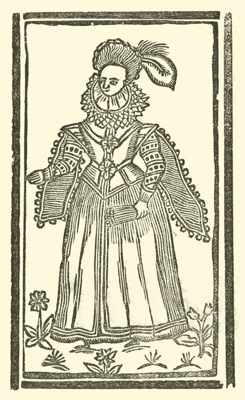 Illustration til The Roxburghe Ballads (træsnit) af (after) English School