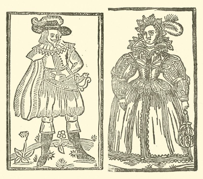 Illustration til The Roxburghe Ballads (træsnit) af (after) English School