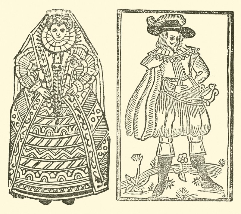 Illustration til The Roxburghe Ballads (træsnit) af (after) English School