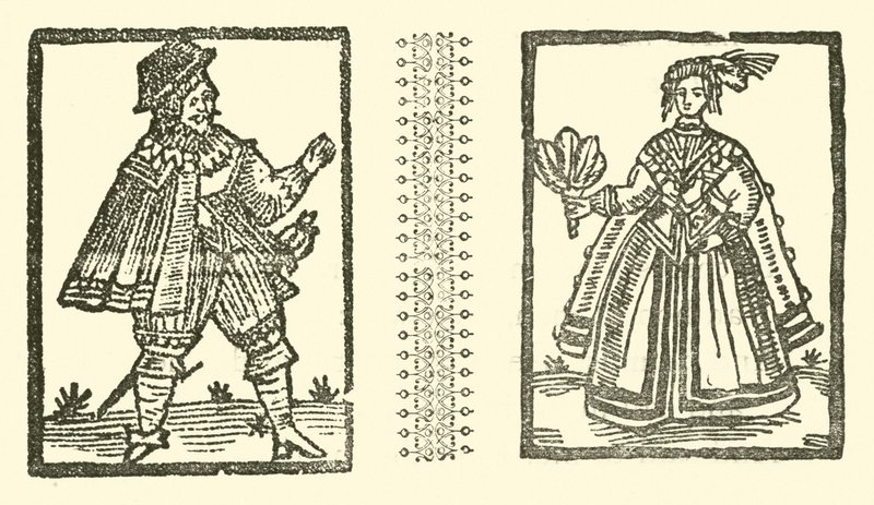 Illustration til The Roxburghe Ballads (træsnit) af (after) English School