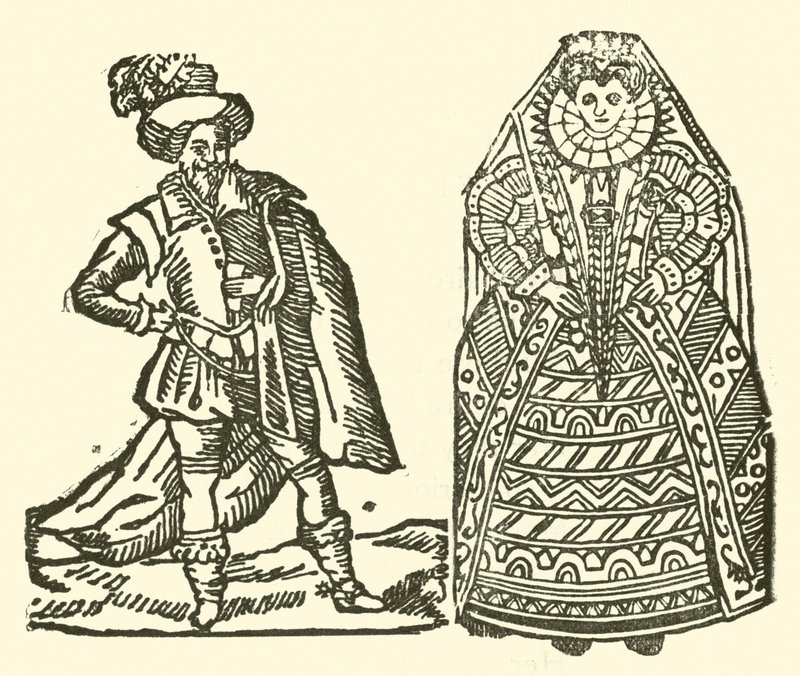 Illustration til The Roxburghe Ballads (træsnit) af (after) English School
