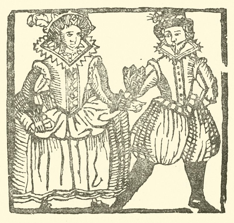 Illustration til The Roxburghe Ballads (træsnit) af (after) English School
