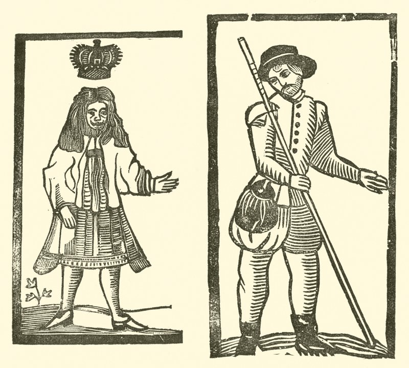 Illustration til The Roxburghe Ballads (træsnit) af (after) English School