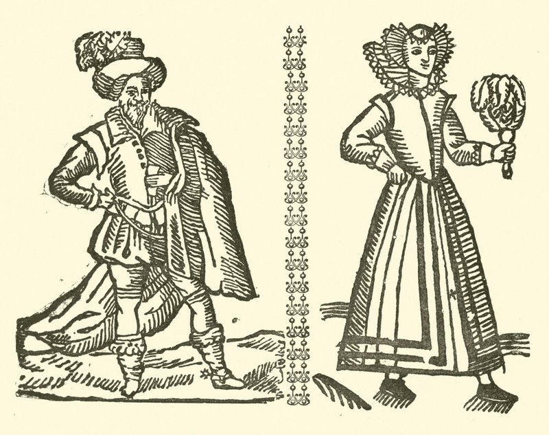 Illustration til The Roxburghe Ballads (træsnit) af (after) English School