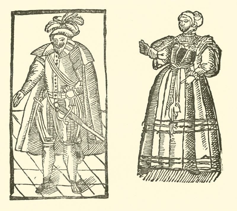 Illustration til The Roxburghe Ballads (træsnit) af (after) English School