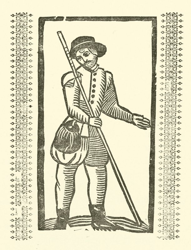 Illustration til The Roxburghe Ballads (træsnit) af (after) English School