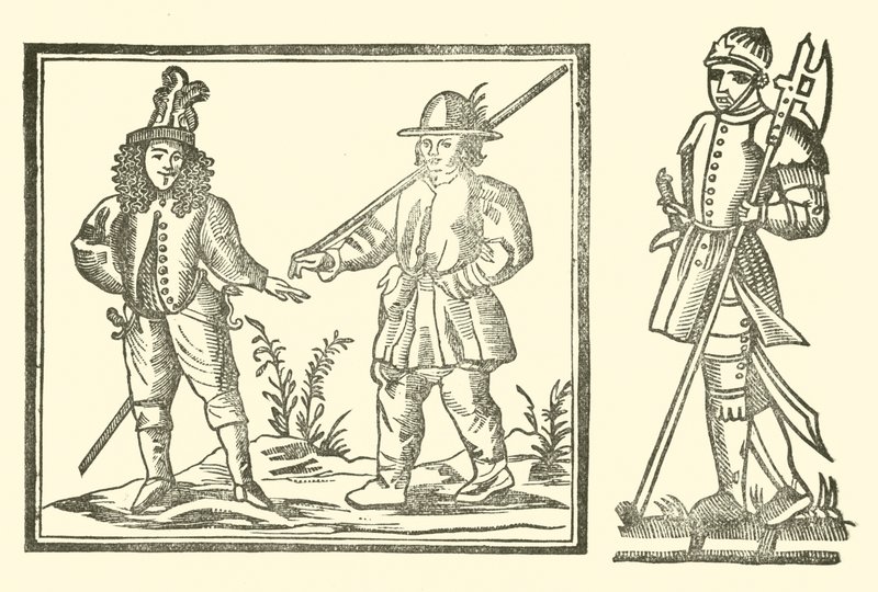 Illustration til The Roxburghe Ballads (træsnit) af (after) English School