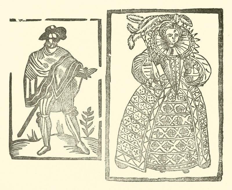 Illustration til The Roxburghe Ballads (træsnit) af (after) English School