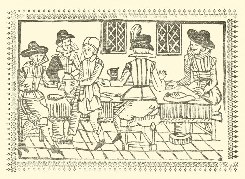 Illustration til The Roxburghe Ballads (træsnit) af (after) English School