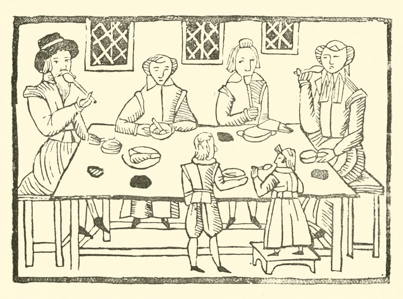 Illustration til The Roxburghe Ballads (træsnit) af (after) English School
