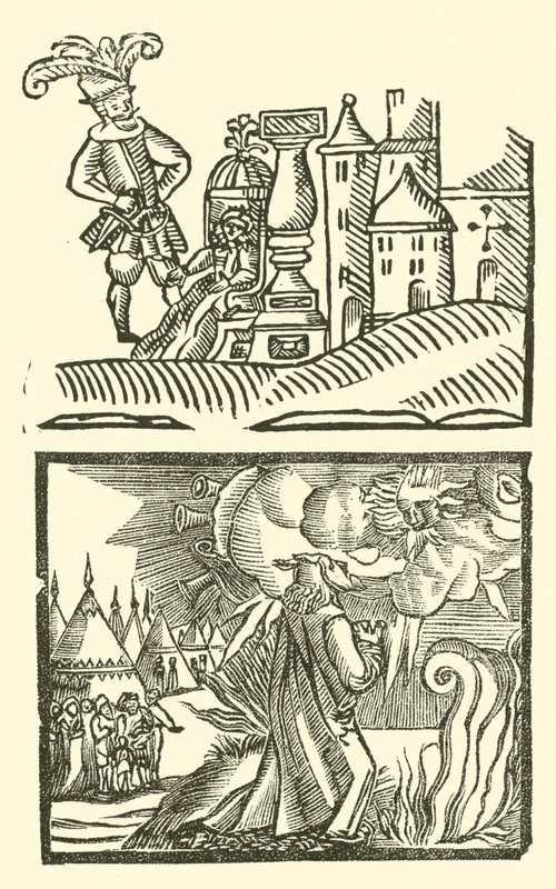 Illustration til The Roxburghe Ballads (træsnit) af (after) English School