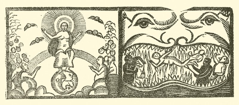 Illustration til The Roxburghe Ballads (træsnit) af (after) English School