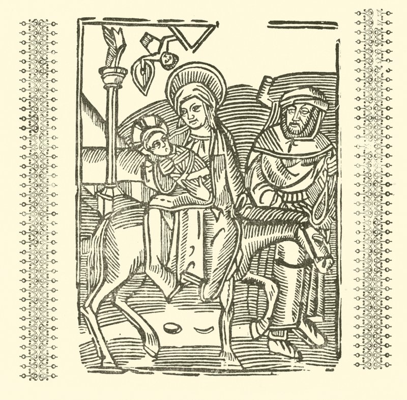 Illustration til The Roxburghe Ballads (træsnit) af (after) English School