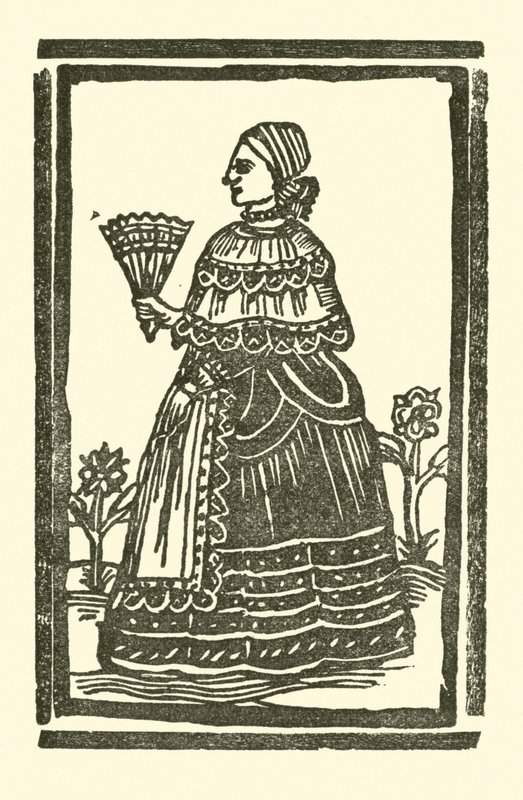 Illustration til The Roxburghe Ballads (træsnit) af (after) English School