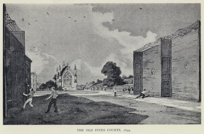 The Old Fives Courts af (after) English School