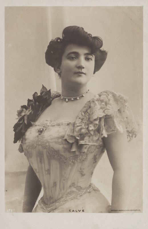 Emma Calve, fransk operasopran (s/h foto) af (after) English photographer