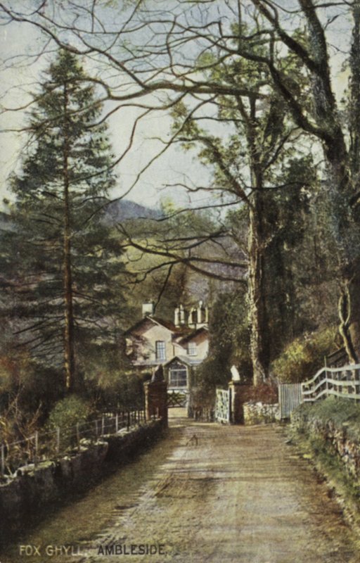 Fox Ghyll, Ambleside, Lake District (farvet foto) af (after) English photographer