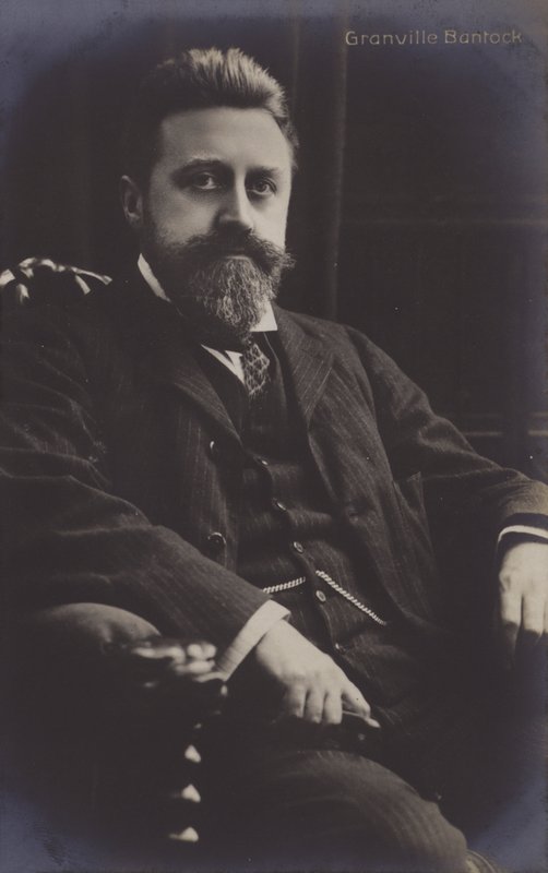 Granville Bantock, britisk komponist (s/h foto) af (after) English photographer
