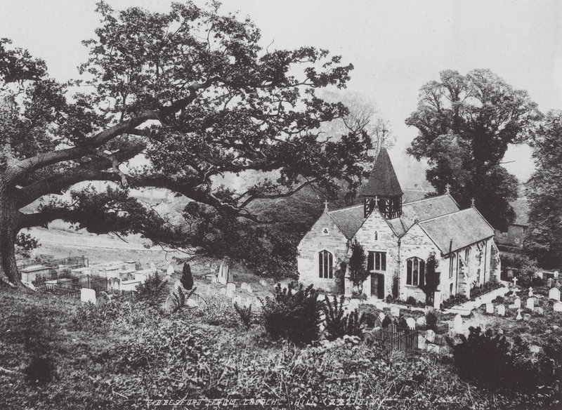 Ribbesford fra Church Hill (s/h-foto) af (after) English photographer