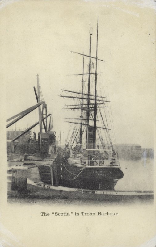Scotia, Troon Harbor (s/h foto) af (after) English photographer