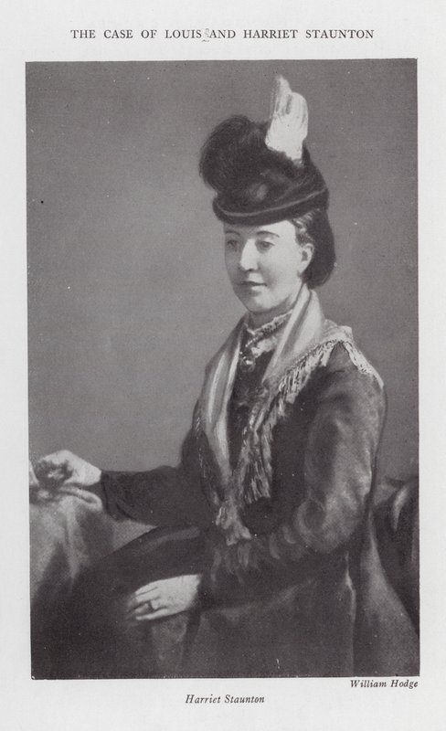 Sagen om Louis og Harriet Staunton (litografi) af (after) English photographer