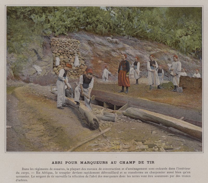 Range Marker Shelter (farvet foto) af (after) French Photographer