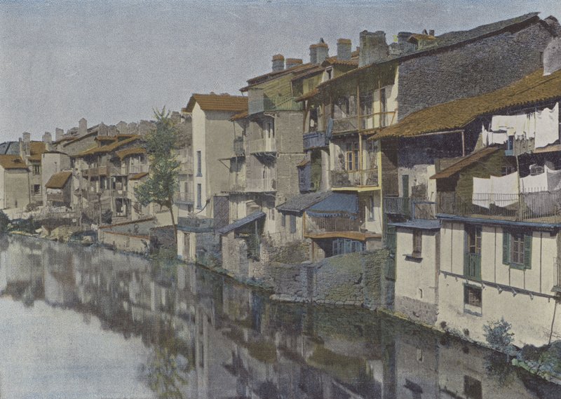 Aurillac, La jordanne (farvet foto) af (after) French Photographer