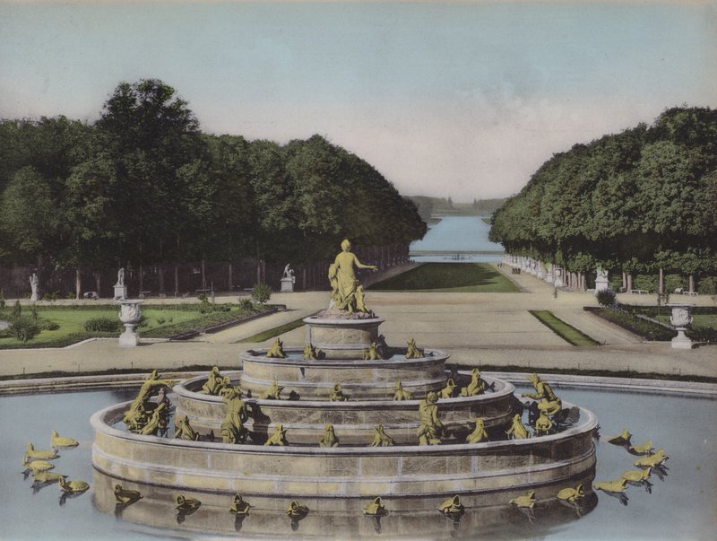 Latona Basin, Latona Basin (farvet foto) af (after) French Photographer