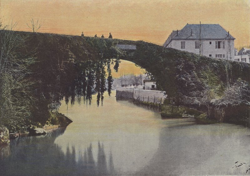 Betharram, Le Pont (farvet foto) af (after) French Photographer