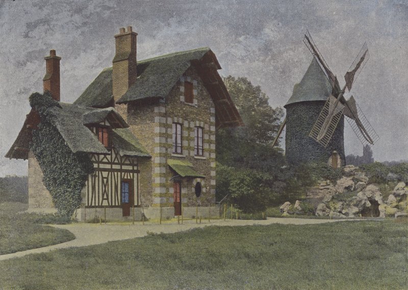 Bois de Boulogne, Møllen (farvet foto) af (after) French Photographer
