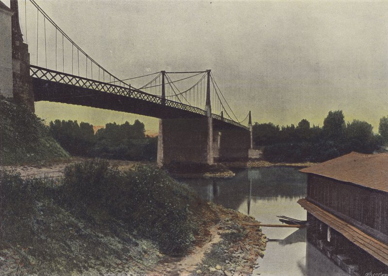 Chalonnes-sur-Loire (farvet foto) af (after) French Photographer