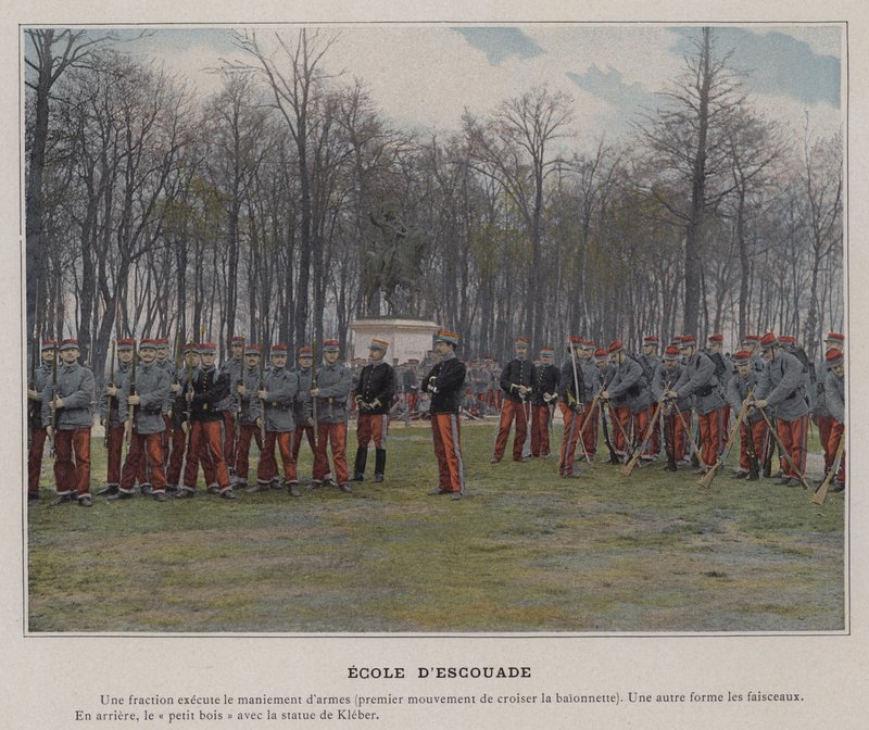 Squad School (farvet foto) af (after) French Photographer