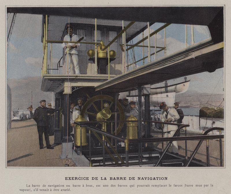 Navigationslinjeøvelse (farvet foto) af (after) French Photographer