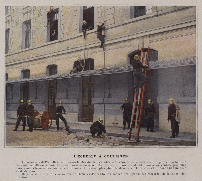 Stigen med rutsjebaner (farvet foto) af (after) French Photographer