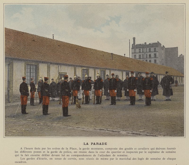 La Parade (farvet foto) af (after) French Photographer