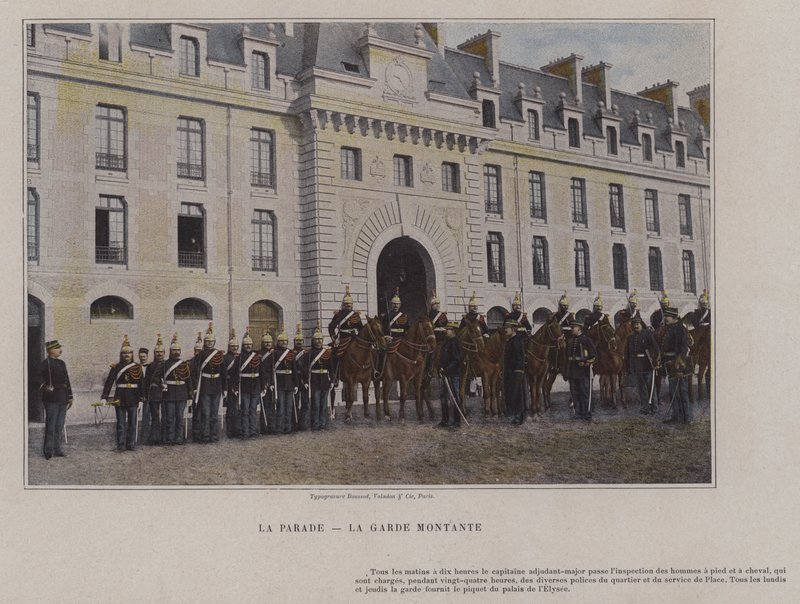 The Parade, The Rising Guard (farvet foto) af (after) French Photographer