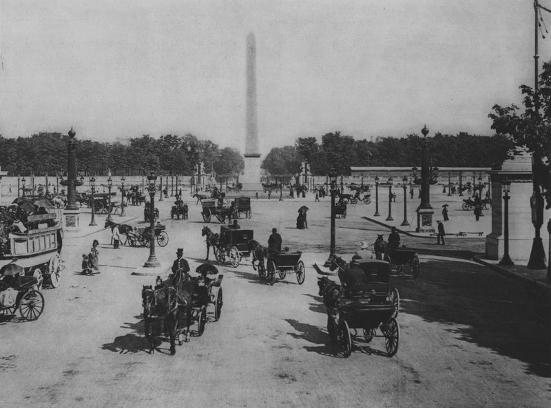 Place de la Concorde (s/h foto) af (after) French Photographer