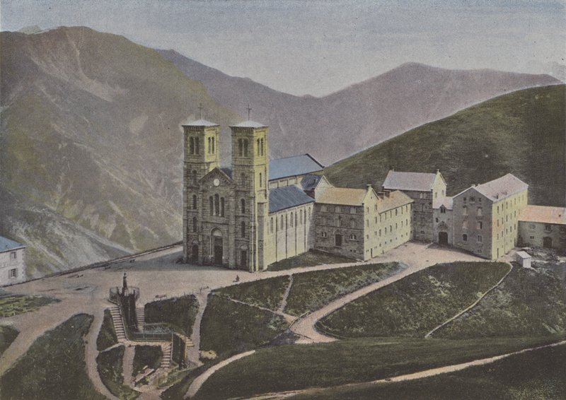 La Salette (farvet foto) af (after) French Photographer