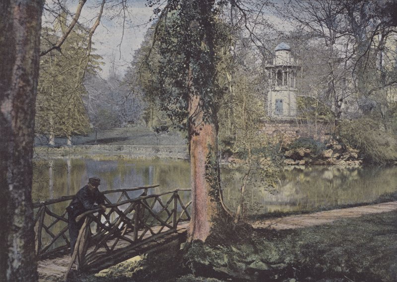 Marlborough Tower og Rustic Bridge (farvet foto) af (after) French Photographer
